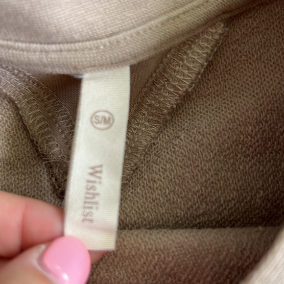 Wishlist tan sweatshirt - Picture 9 of 13